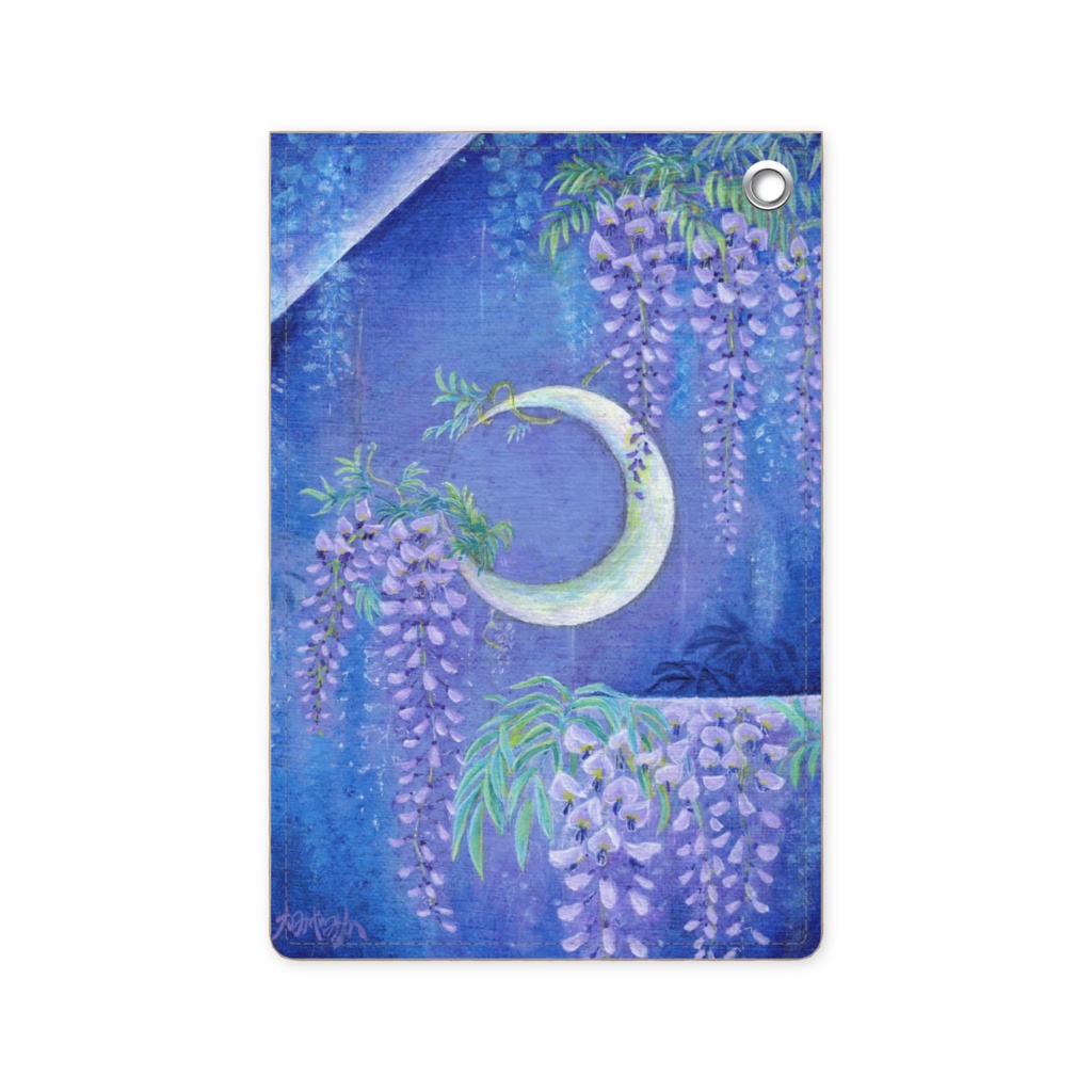 パスケース「月と藤 .2」