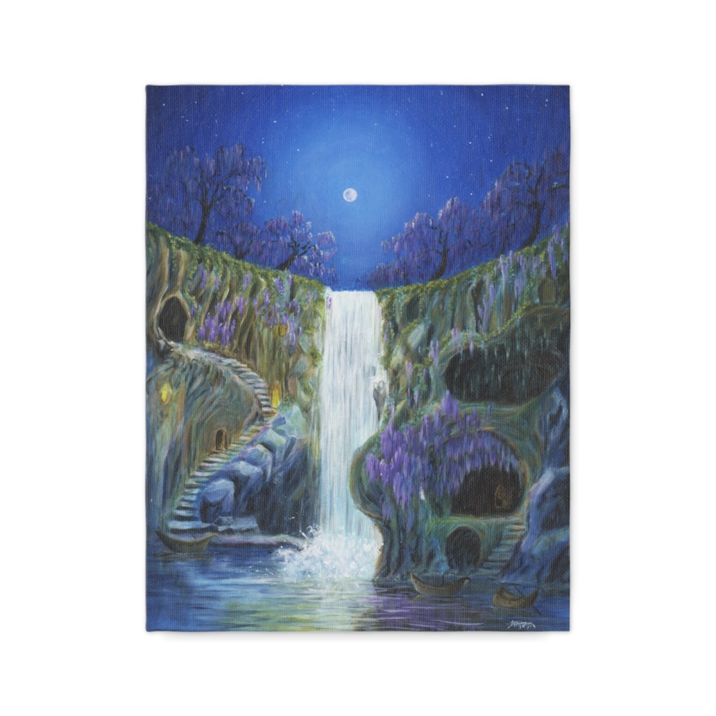 キャンバスアート「藤の森の滝」