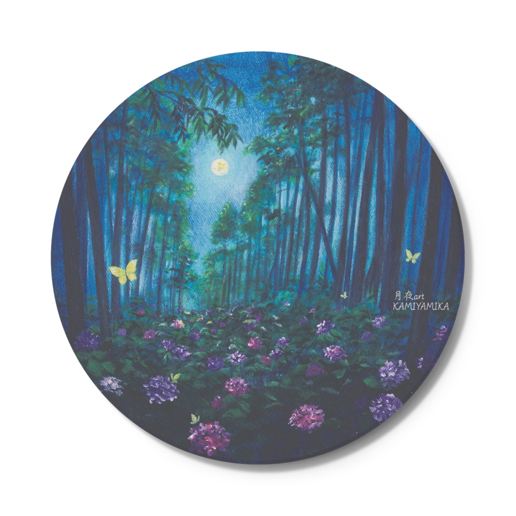 コースターとしても使えるミニ絵画　No.03