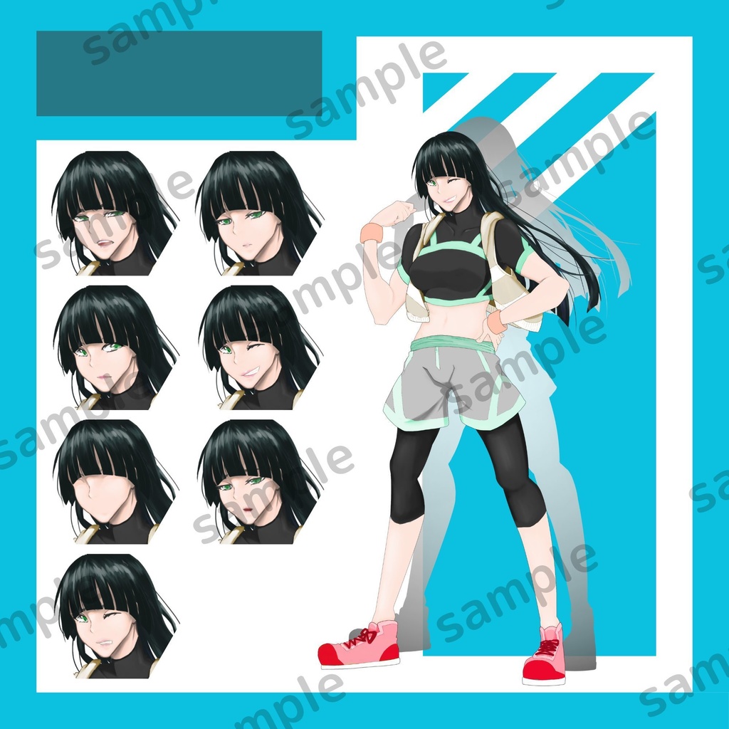 【無料版あり】立ち絵素材　スポーツ女子　差分あり