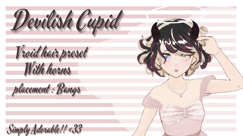 Devilish cupid Vroid Hair