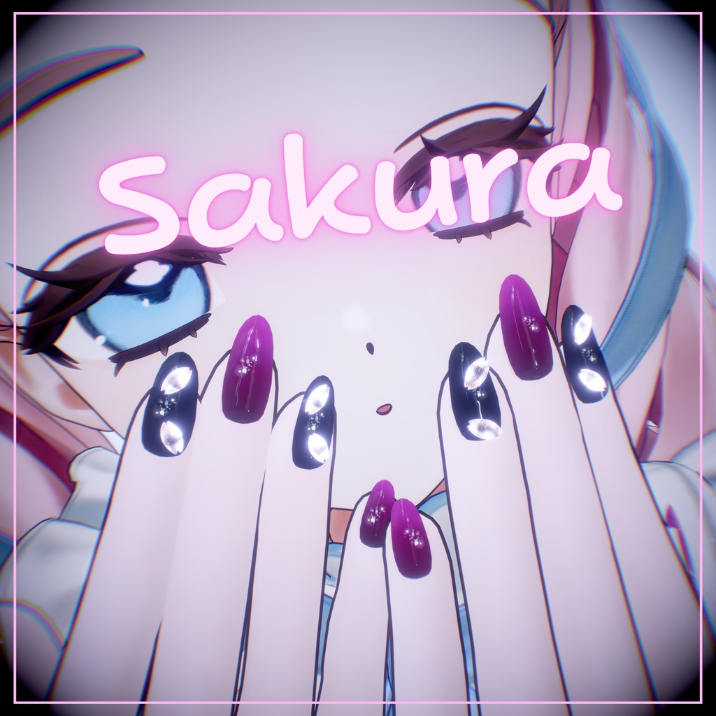 【VRCネイルチップ】Season Dust Nail Chip ♡ 7 Color ♡ 【フィユエちゃん専用】