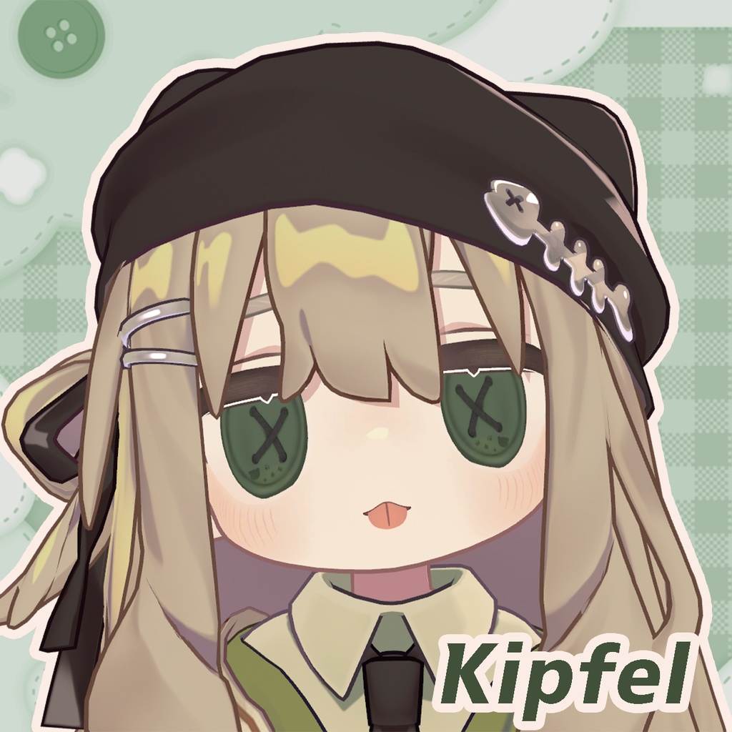 【20アバター対応】ぬいぐるみぼたん アイテクスチャ