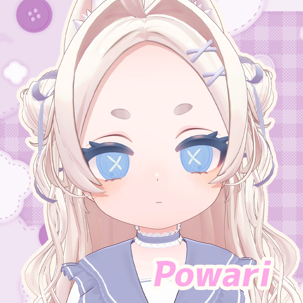 【27アバター対応】ぬいぐるみぼたん アイテクスチャ