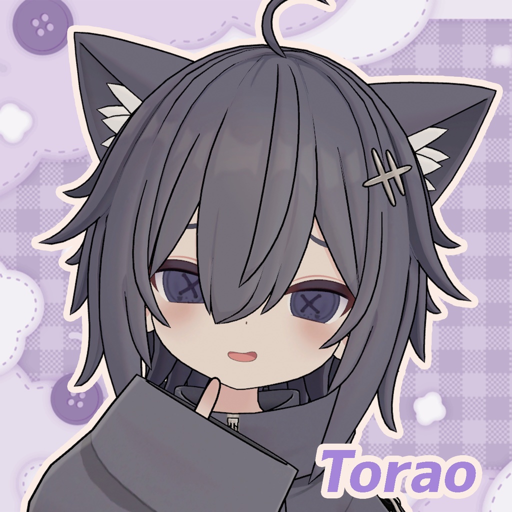 【20アバター対応】ぬいぐるみぼたん アイテクスチャ