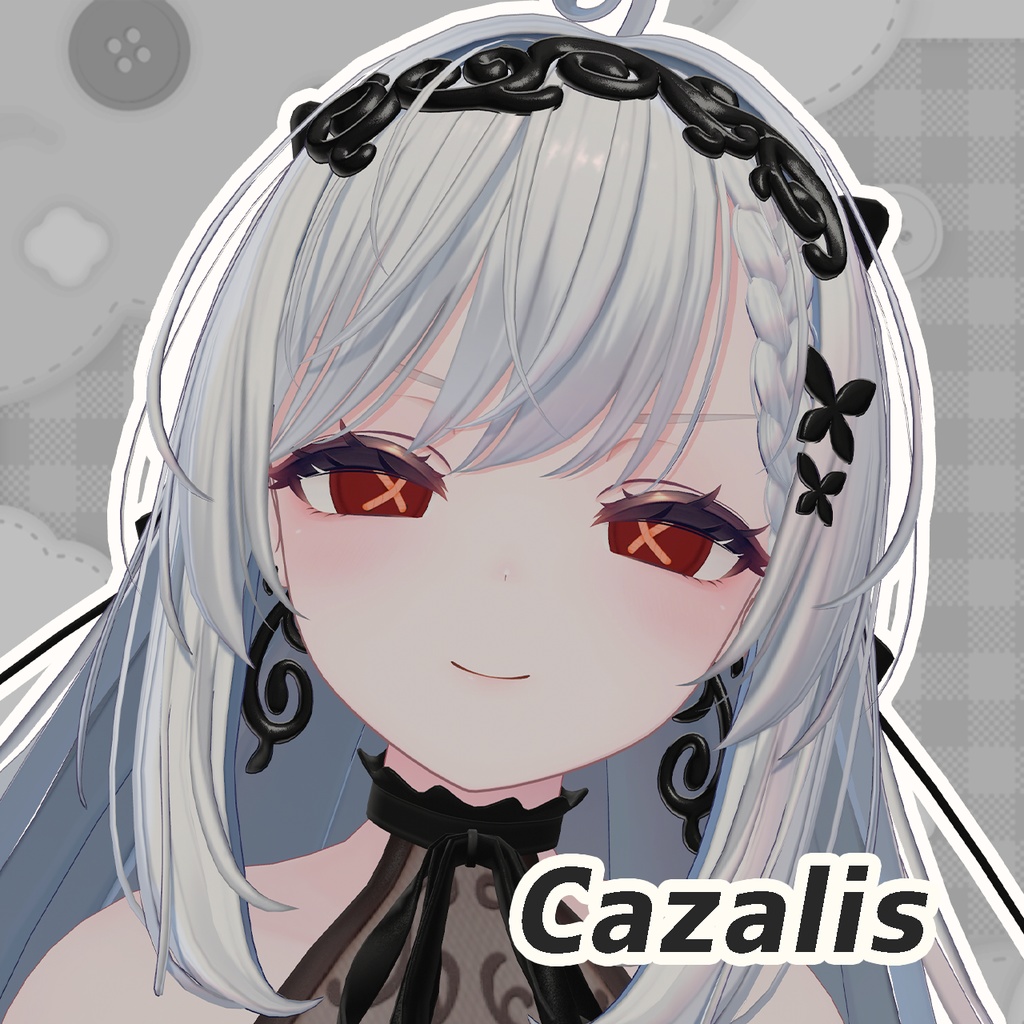 【25アバター対応】ぬいぐるみぼたん アイテクスチャ