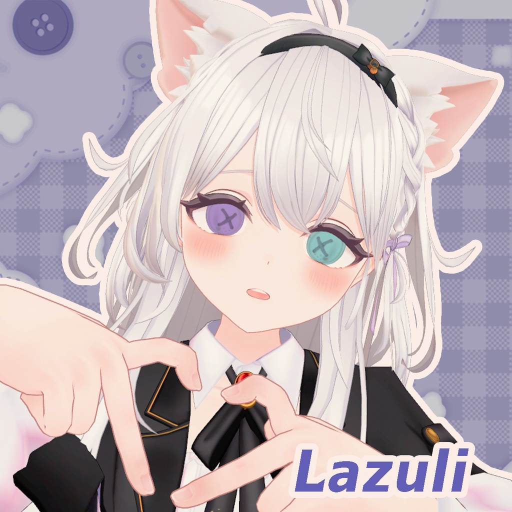 【20アバター対応】ぬいぐるみぼたん アイテクスチャ