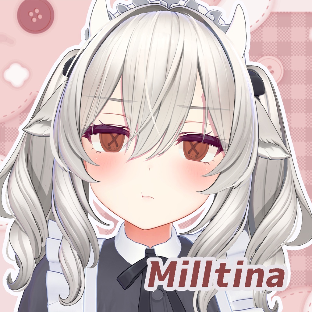 【22アバター対応】ぬいぐるみぼたん アイテクスチャ