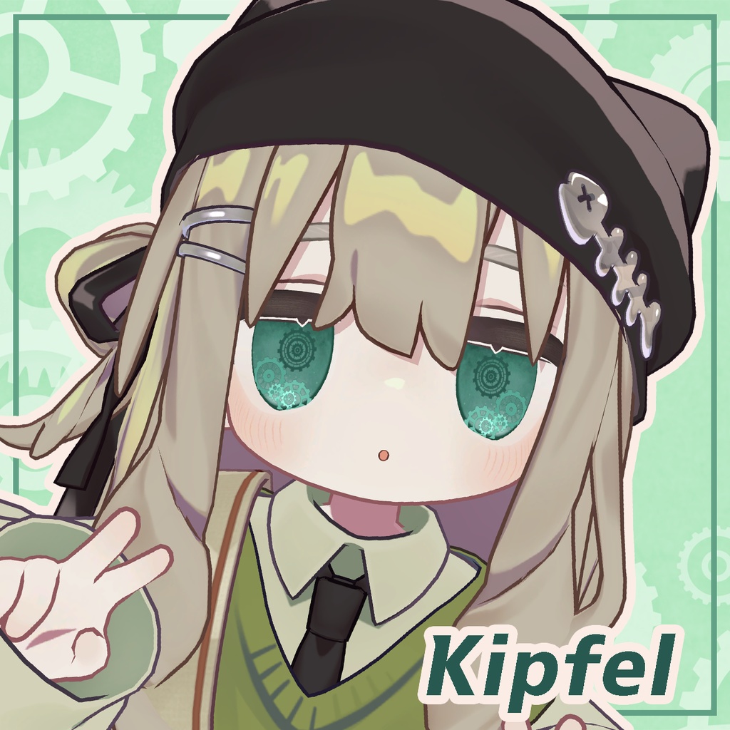 【20+1アバター対応】動く!?からくりはぐるま アイテクスチャ