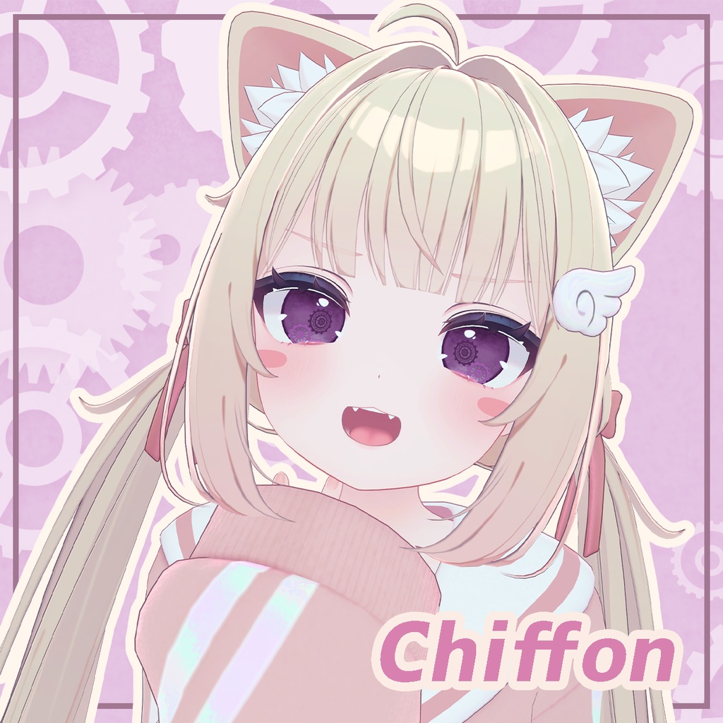 【20+1アバター対応】動く!?からくりはぐるま アイテクスチャ