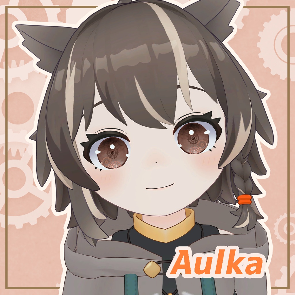 【20+1アバター対応】動く!?からくりはぐるま アイテクスチャ