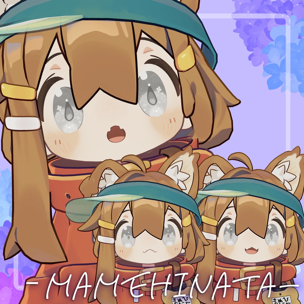 【27アバター対応】しずくあじさい アイテクスチャ