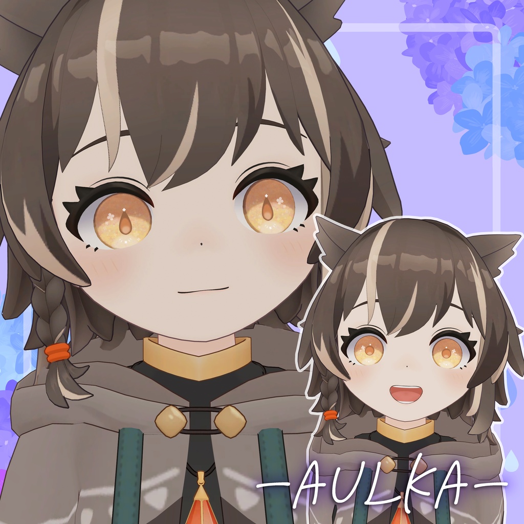 【27アバター対応】しずくあじさい アイテクスチャ