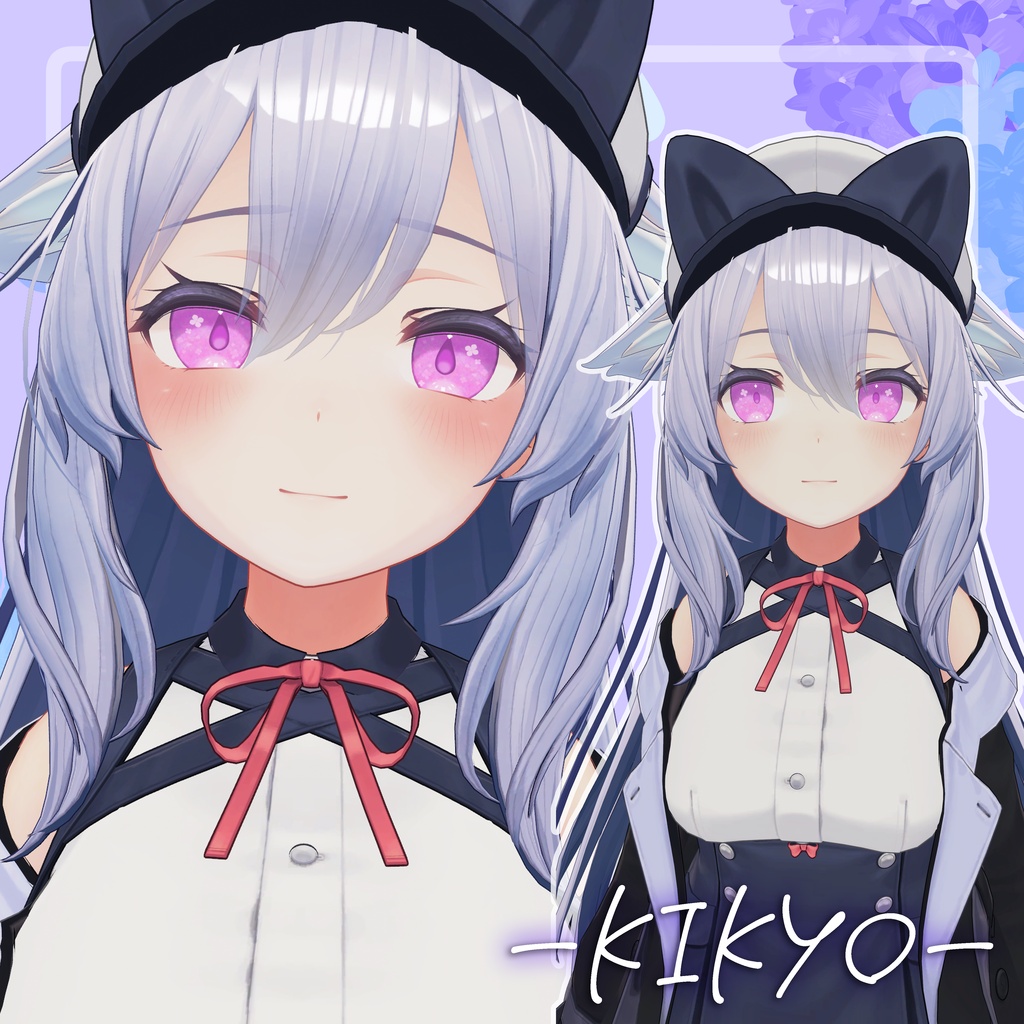 【27アバター対応】しずくあじさい アイテクスチャ