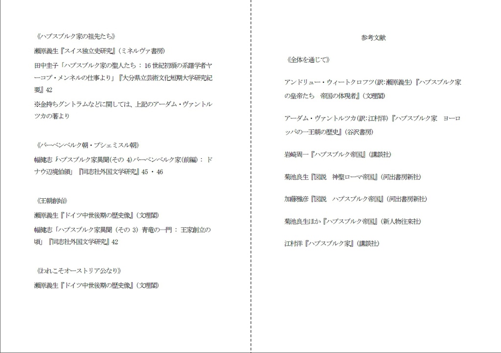 【残数少・再販予定無】ハプスブルク宗主列伝・上