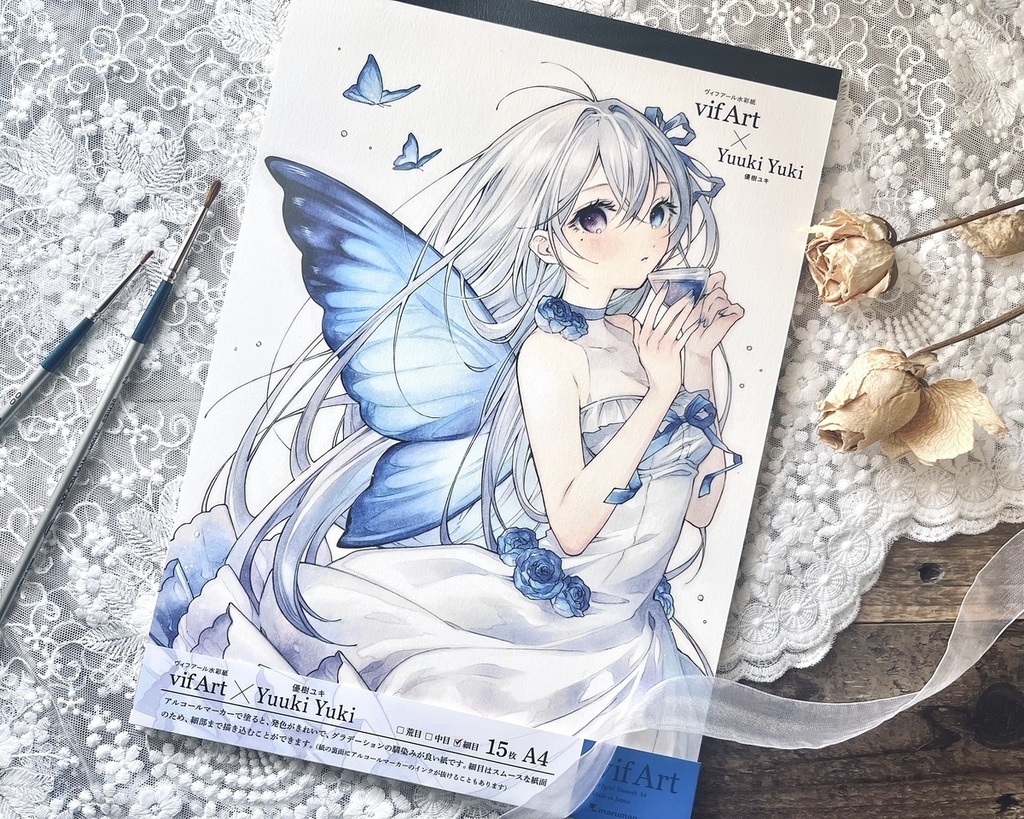 再販 ヴィフアール水彩紙 コラボパッド