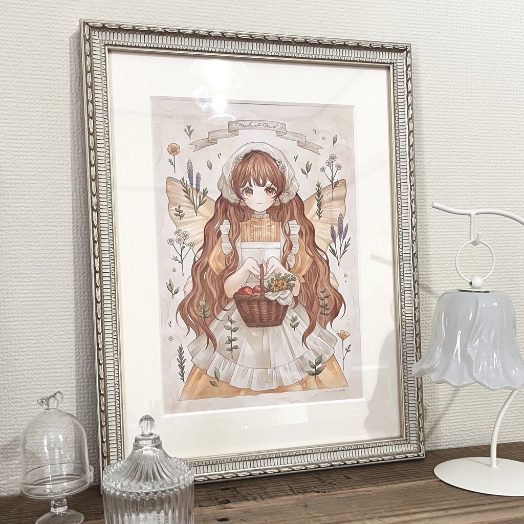 額装原画『 The Fairy of Medicinal Herbs 』