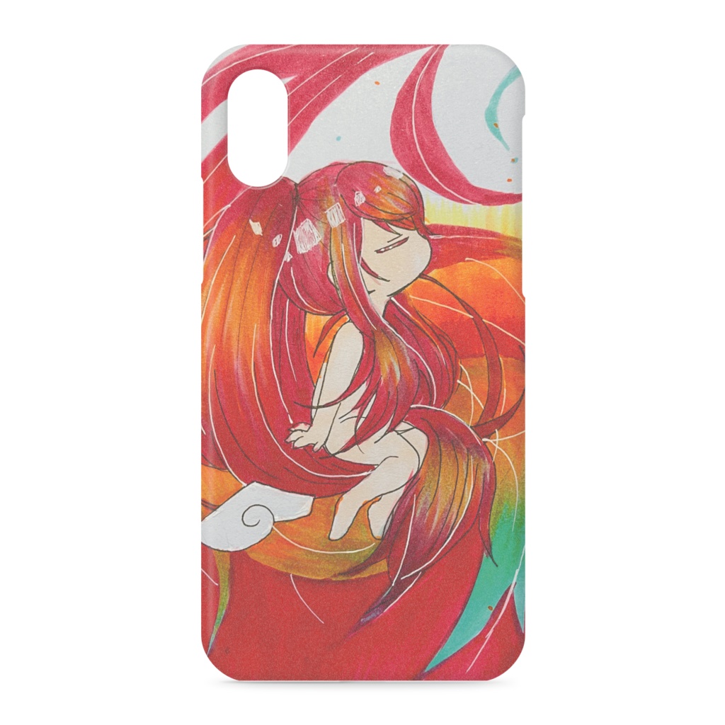 炎の妖精 スマホケース