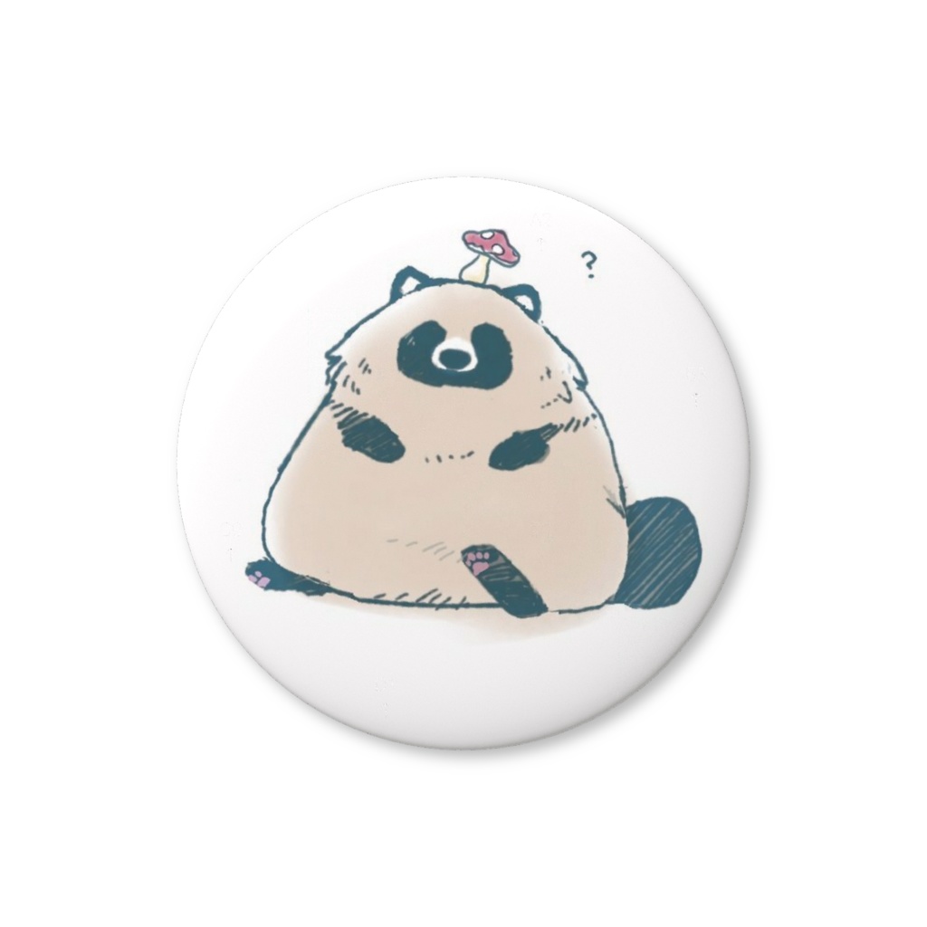 たぬきときのこ(大)