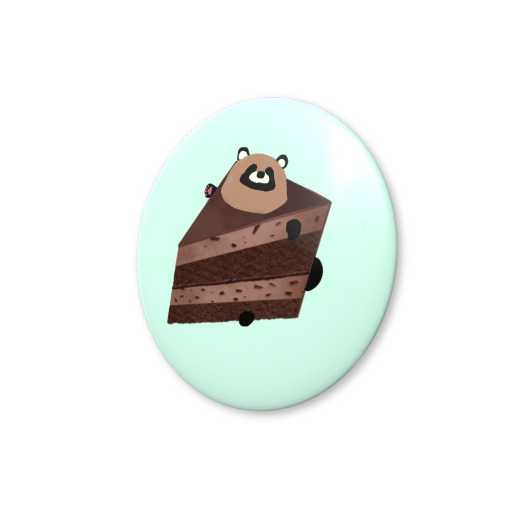 たぬきケーキに化けたたぬき