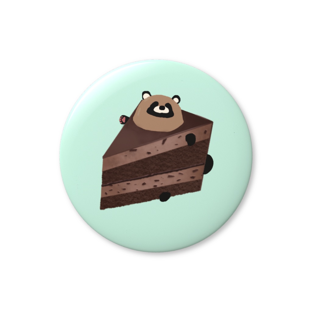 たぬきケーキに化けたたぬき