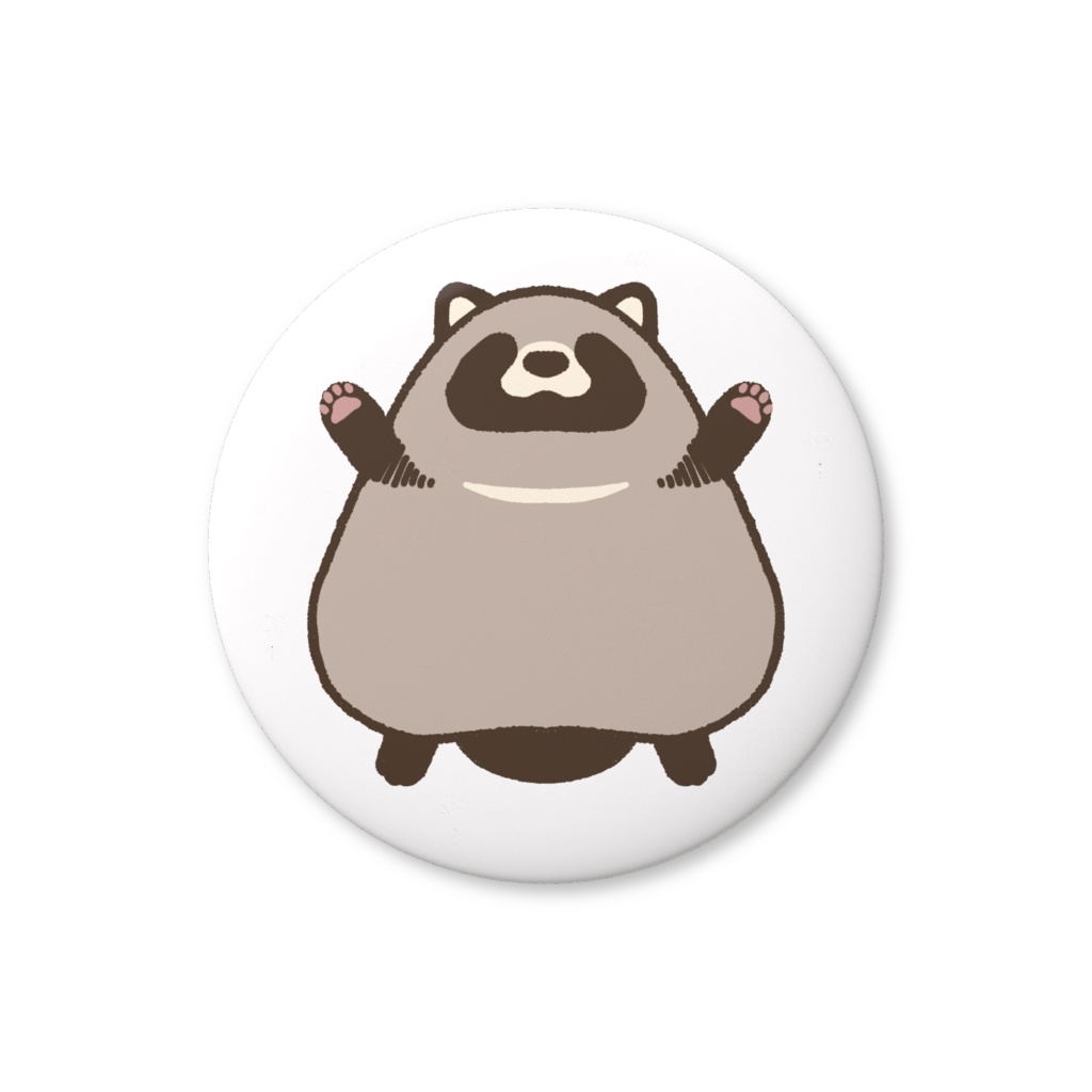 ばんざいたぬき(しろ)