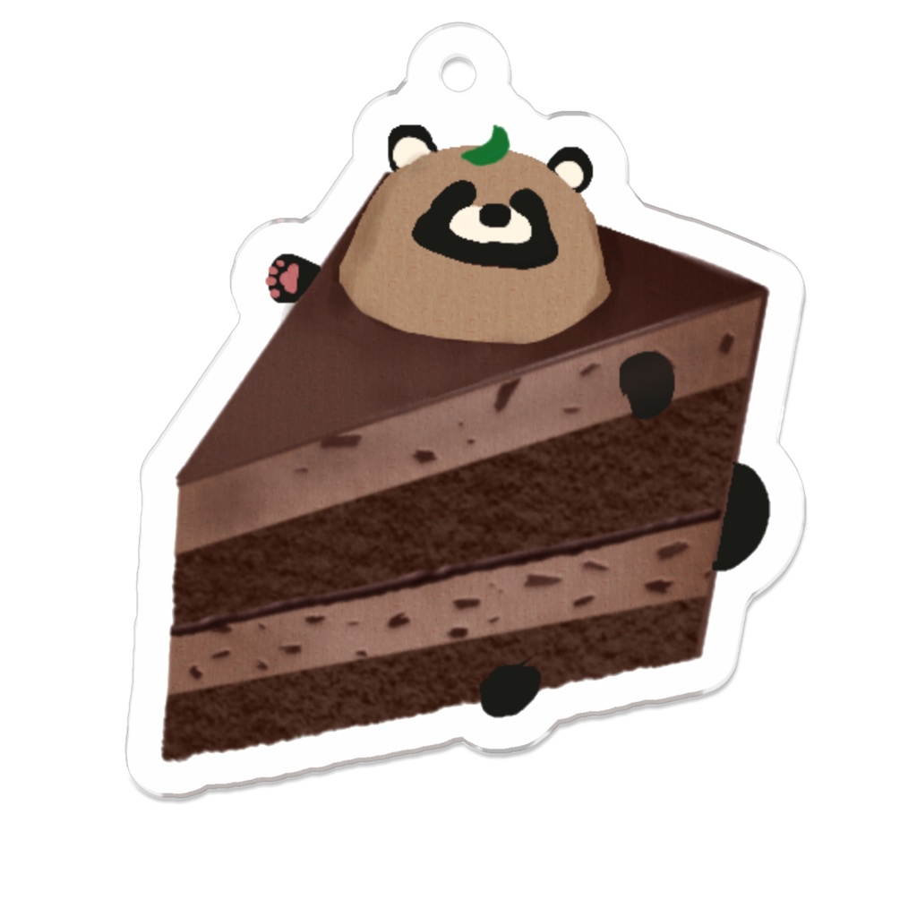 たぬきケーキに化けたたぬき