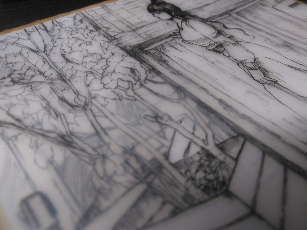 モノクロミニ色紙