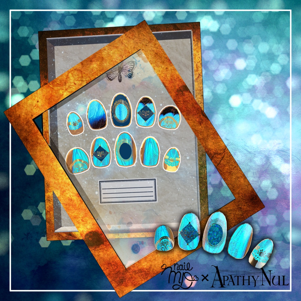 【29アバター対応+随時追加予定】Azure Relic【MDollnail対応】