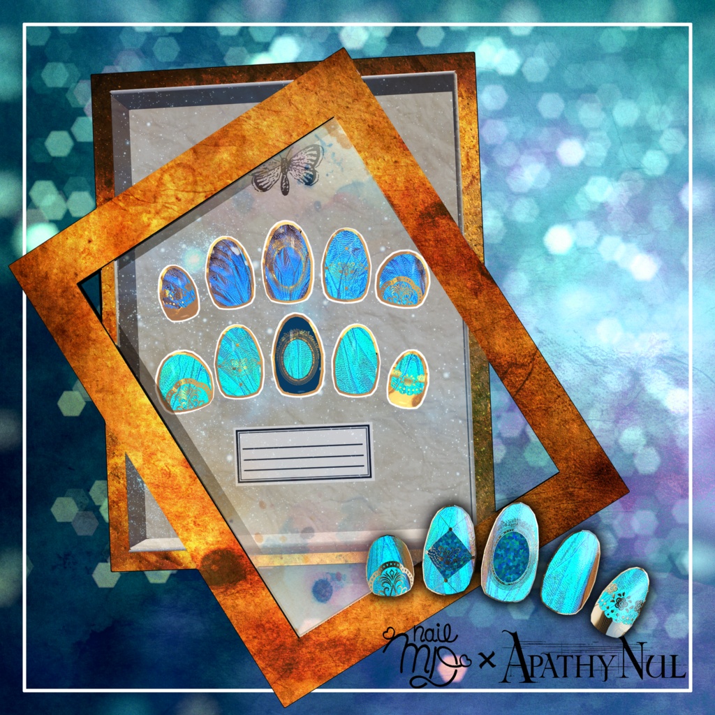 【29アバター対応+随時追加予定】Azure Relic【MDollnail対応】