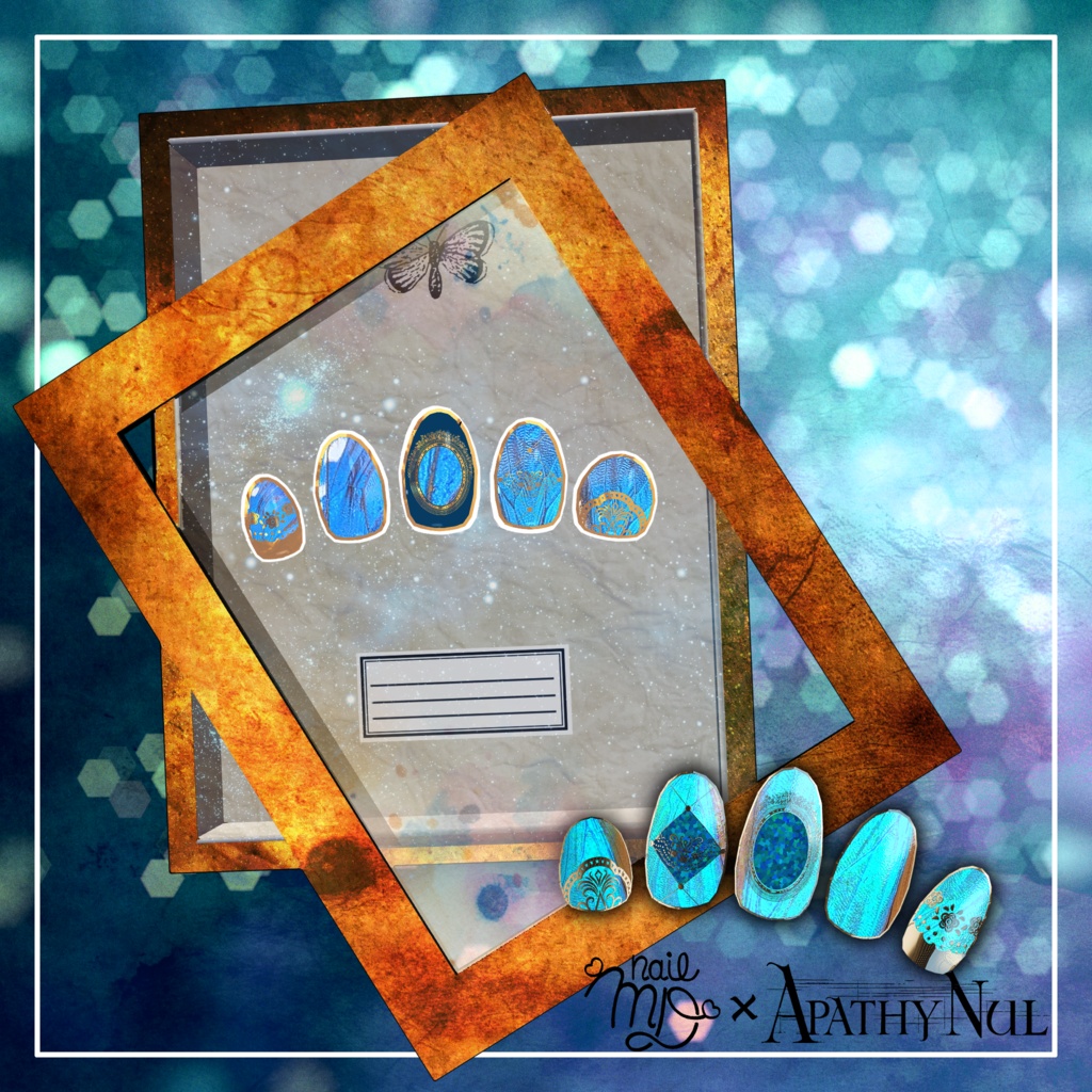 【29アバター対応+随時追加予定】Azure Relic【MDollnail対応】