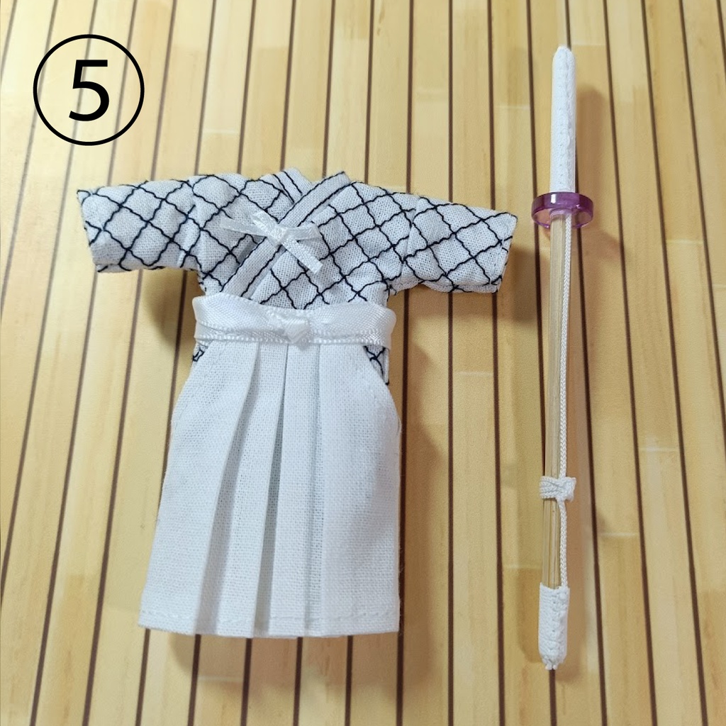 【・:*+即納品・:*+】 ねんどろいどどーるボディ 剣道着✖️竹刀セット