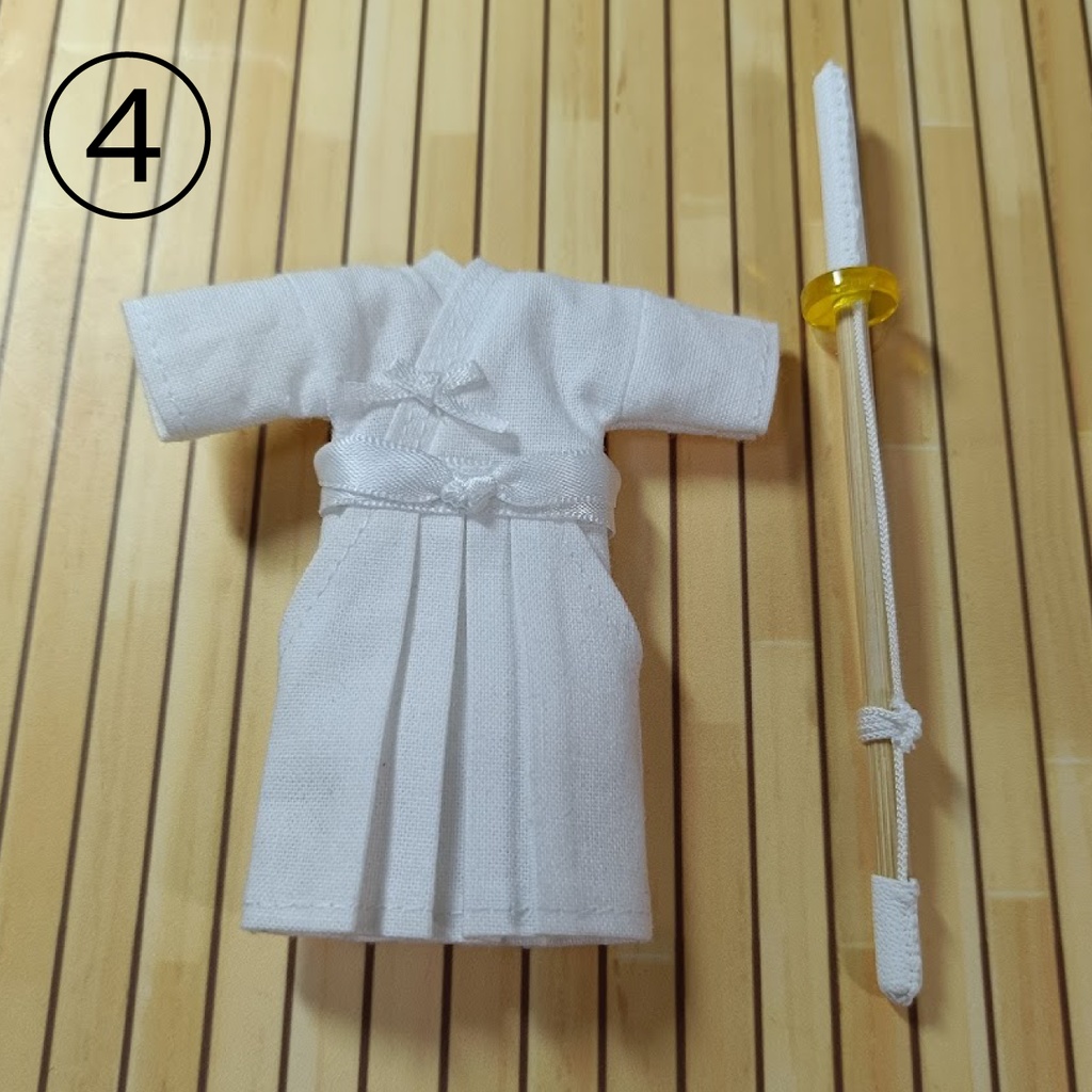 【・:*+即納品・:*+】 ねんどろいどどーるボディ 剣道着✖️竹刀セット