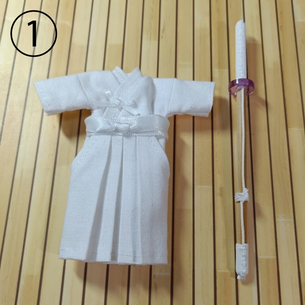 【・:*+即納品・:*+】 オビツ11ボディ 剣道着✖️竹刀セット