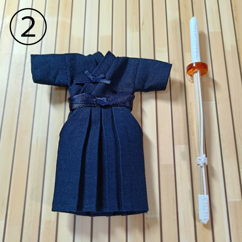 【・:*+即納品・:*+】 オビツ11ボディ 剣道着✖️竹刀セット