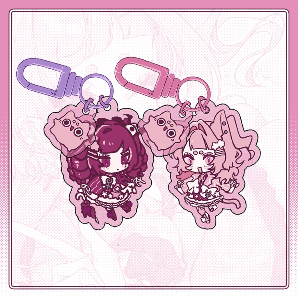 アクリルキーホルダー2種