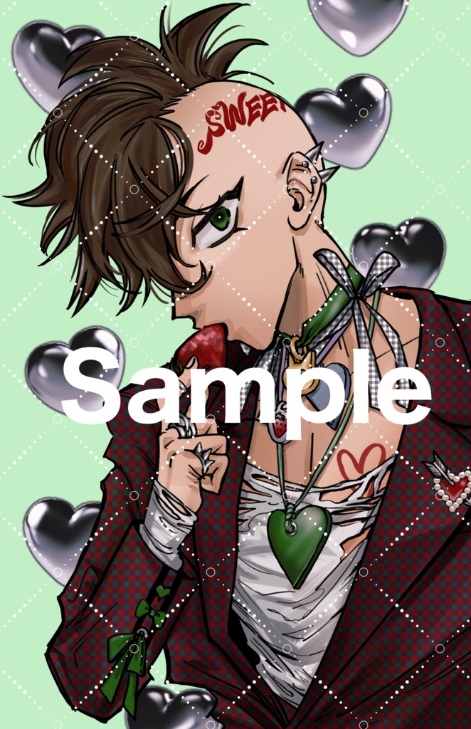 選べる!トレカ風イラストカード