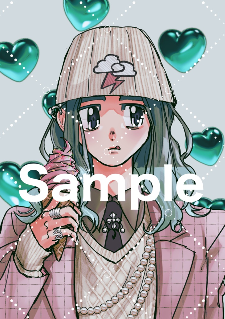 選べる!トレカ風イラストカード