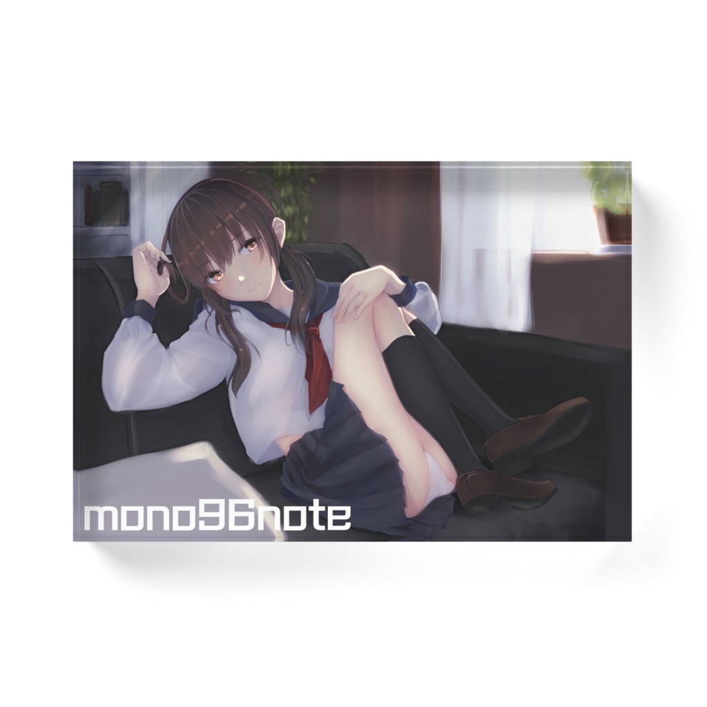 おさげちゃん アクリルブロック