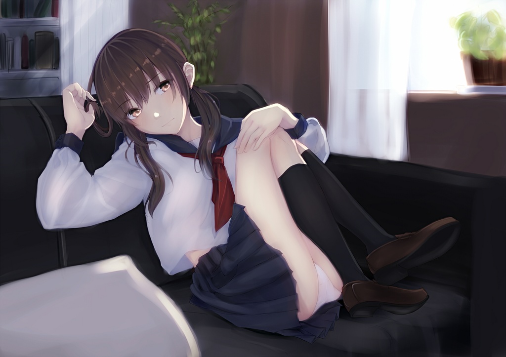 おさげちゃん アクリルブロック