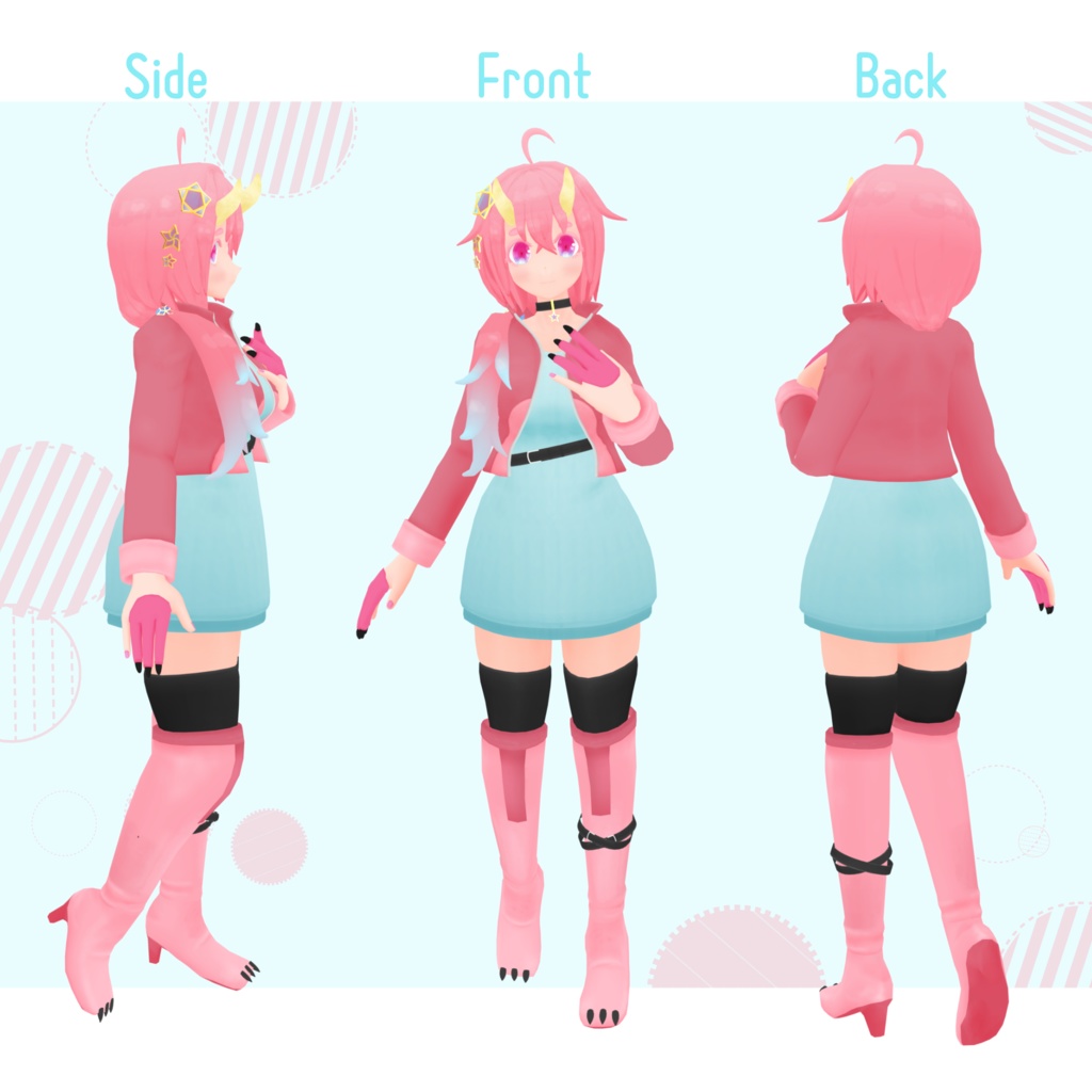 【オリジナル3Dモデル】ナナちゃん