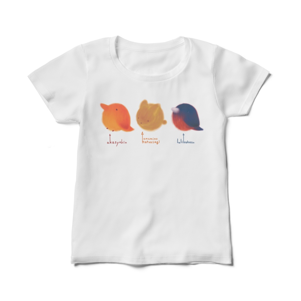 まるめのどうぶつTしゃつ　れでぃーす