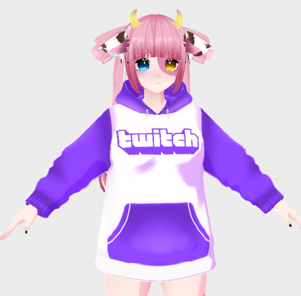 [Vroid] Free Twitch hoodie!