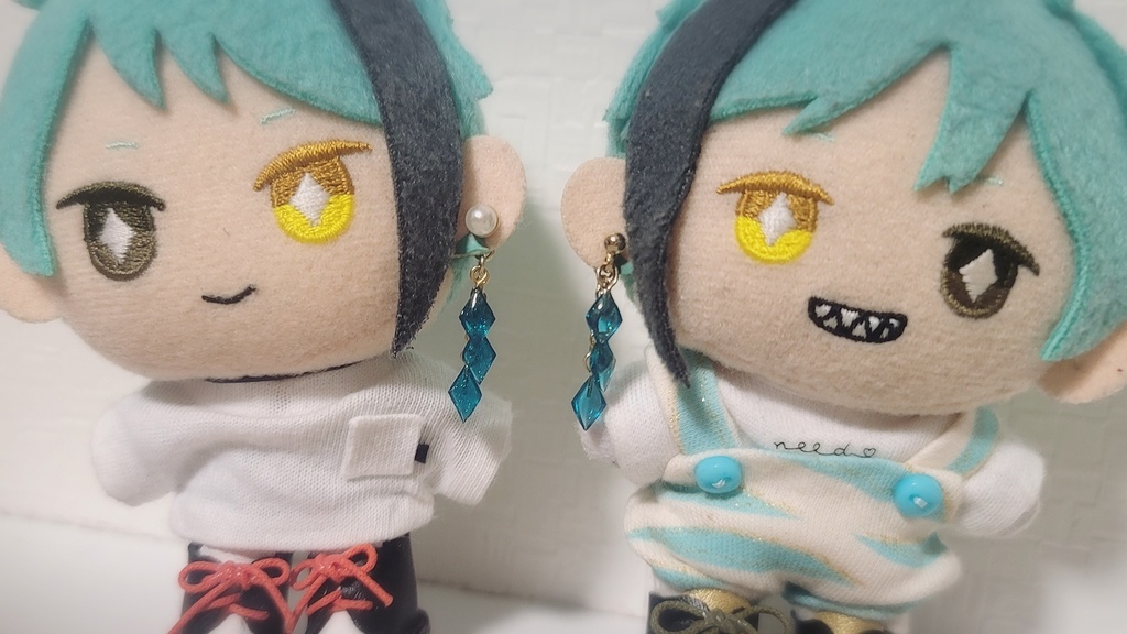 リーチ兄弟 ピアス(パール) ぬいぐるみ用 03