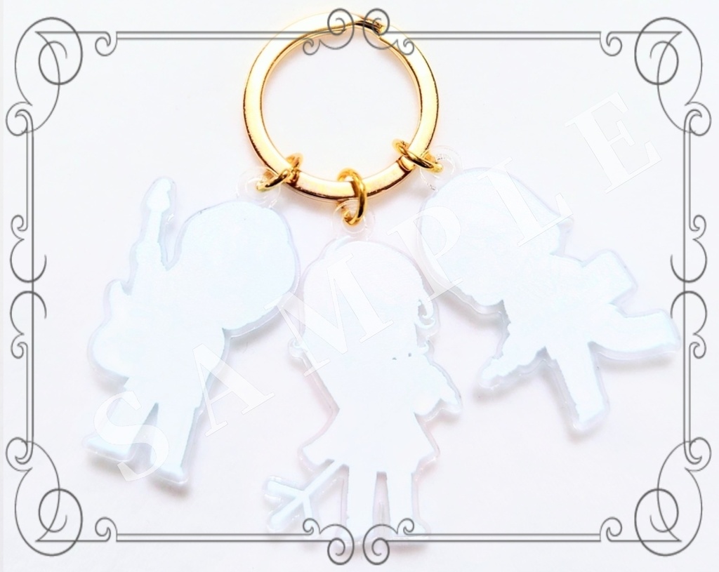 【予約受付】ちびアクリルキーホルダー・LIVE(3種セット)