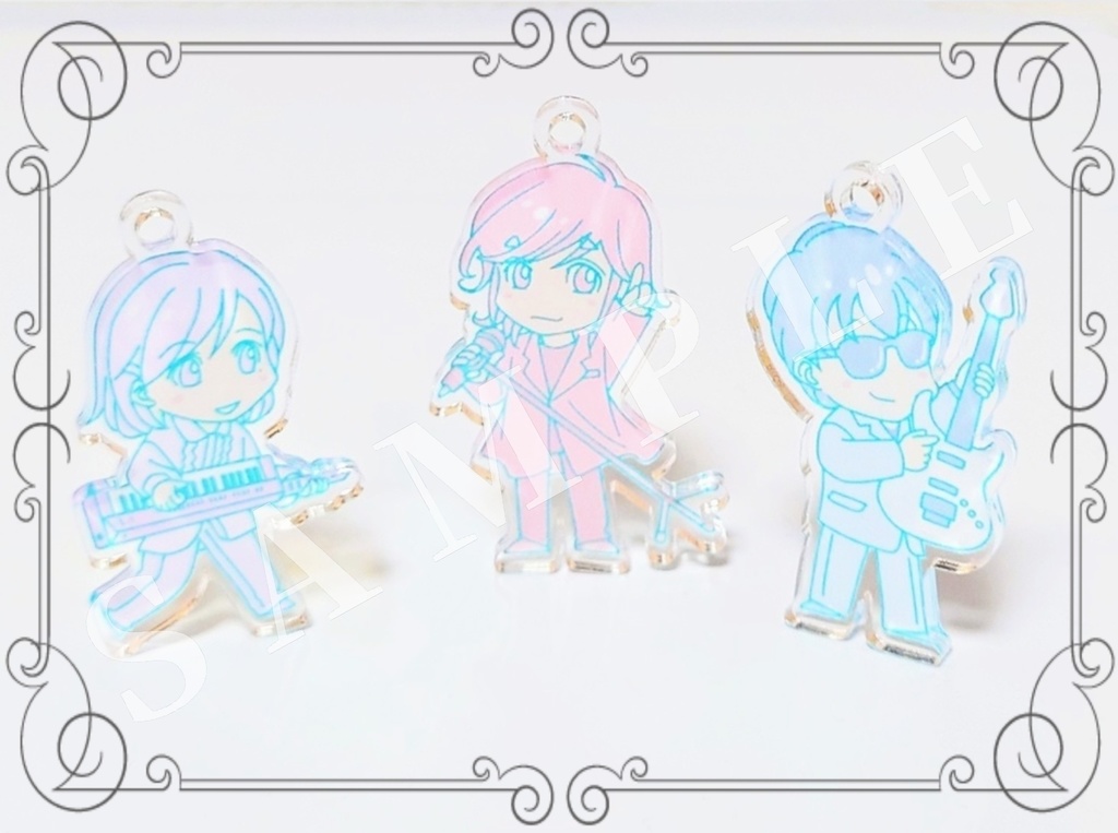 【予約受付】ちびアクリルキーホルダー・LIVE(3種セット)