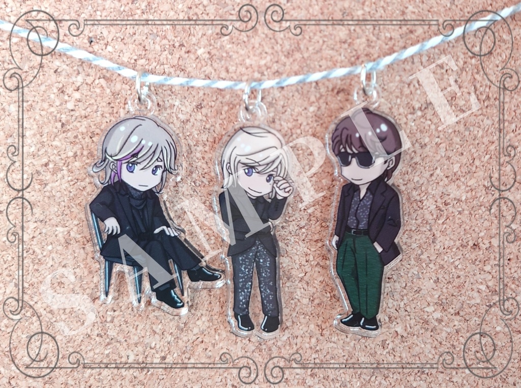 【予約受付】ちびアクリルキーホルダー・Whatever(3種セット)