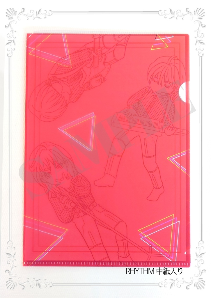 3人組ミニクリアファイル