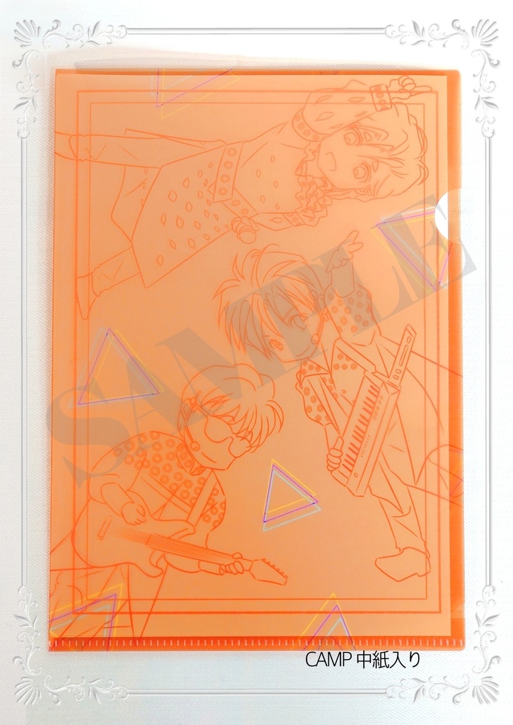 3人組ミニクリアファイル