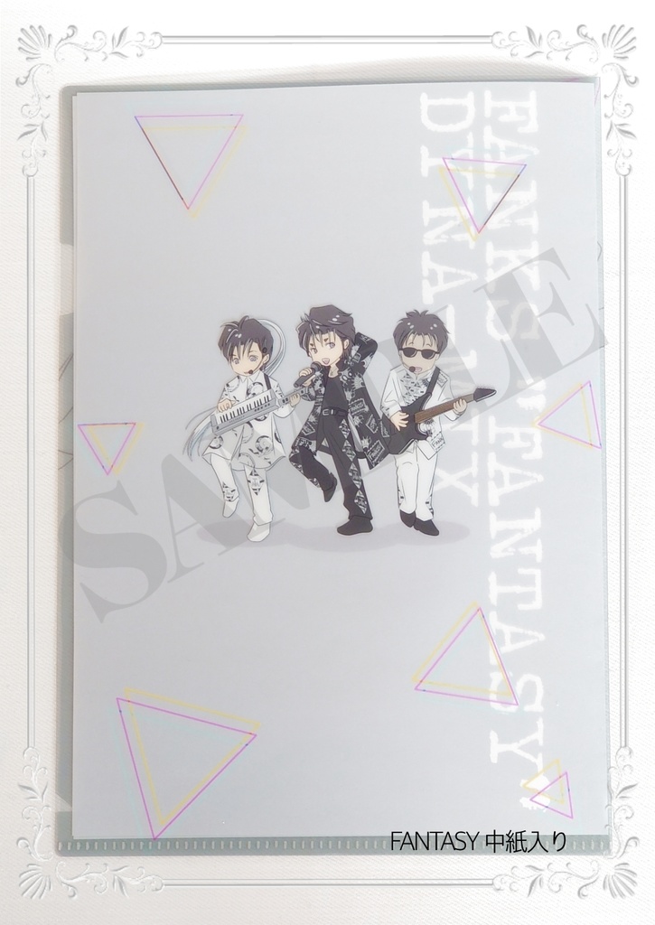 3人組ミニクリアファイル